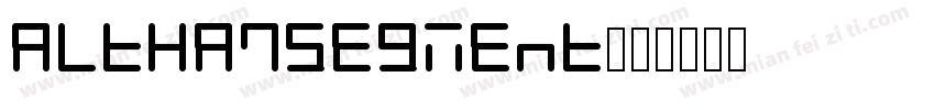 Altia7Segment字体转换