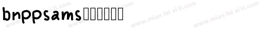 bnppsams字体转换