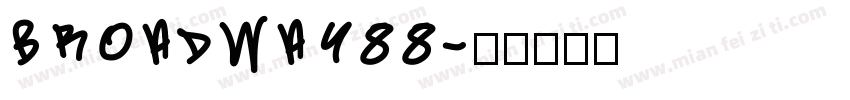BROADWAY88字体转换