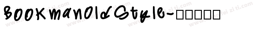 Bookman0ldStyle字体转换