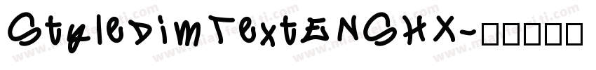 StyleDimTextENSHX字体转换