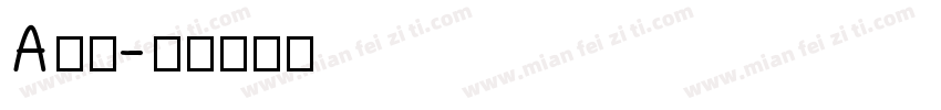 A波点字体转换