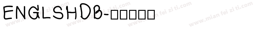 ENGLSHDB字体转换
