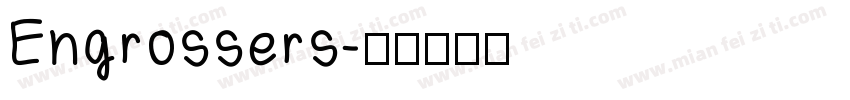 Engrossers字体转换