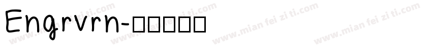 Engrvrn字体转换