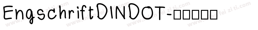 EngschriftDINDOT字体转换