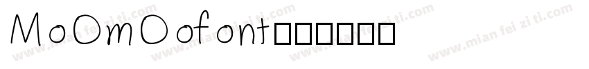 MoOmOofont字体转换