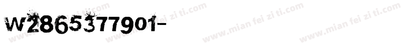 w2865377901字体转换