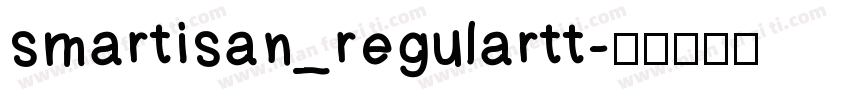 smartisan_regulartt字体转换