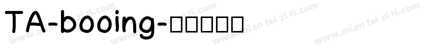 TA-booing字体转换