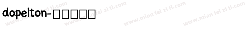 dopelton字体转换