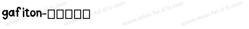 gafiton字体转换