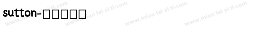 sutton字体转换