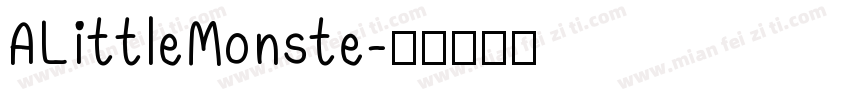 ALittleMonste字体转换