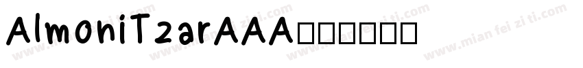 AlmoniTzarAAA字体转换