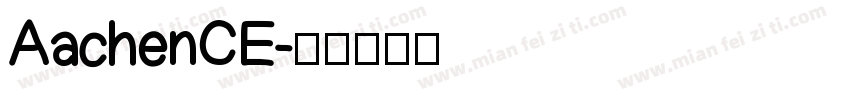 AachenCE字体转换