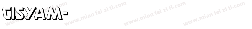 Cisyam字体转换