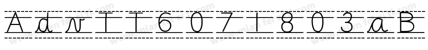 AdvTT6071803aB字体转换