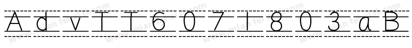 AdvTT6071803aB字体转换