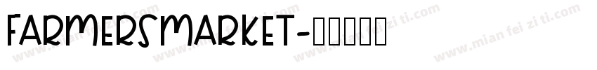 FarmersMarket字体转换