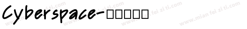 Cyberspace字体转换