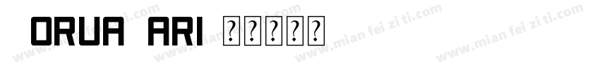 YoruAkari字体转换