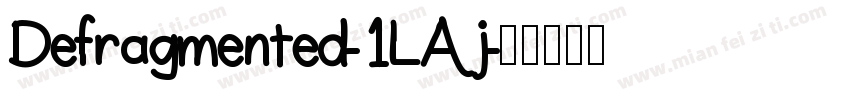Defragmented-1LAj字体转换