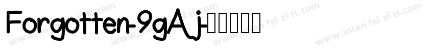 Forgotten-9gAj字体转换