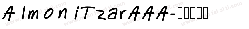 AlmoniTzarAAA字体转换