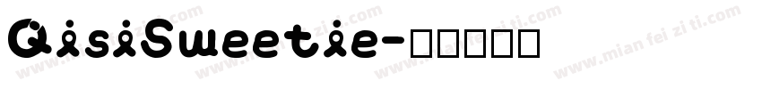 QisiSweetie字体转换