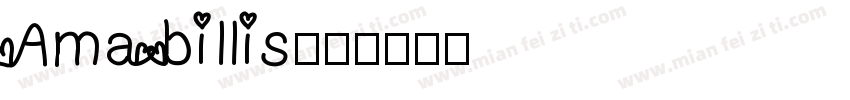 Amabillis字体转换
