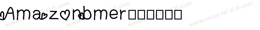 Amazonbmer字体转换