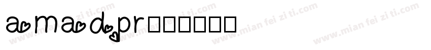 amadpr字体转换