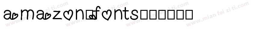 amazon-fonts字体转换