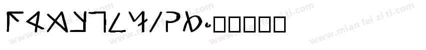HandScript字体转换