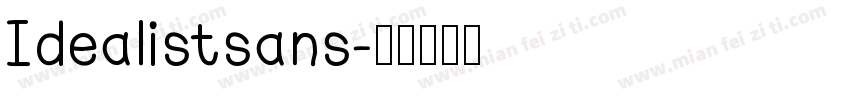 Idealistsans字体转换