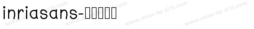 inriasans字体转换