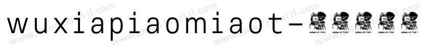 wuxiapiaomiaot字体转换