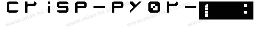 Crisp-py0r字体转换