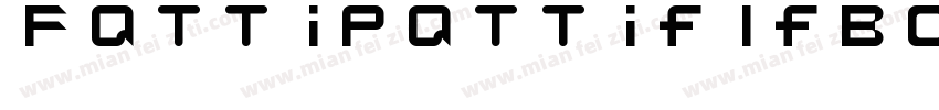 FattipattiflfBold-DO0R字体转换