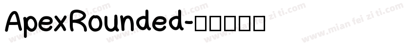ApexRounded字体转换