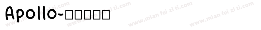 Apollo字体转换