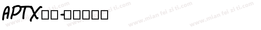 APTX柯黑字体转换