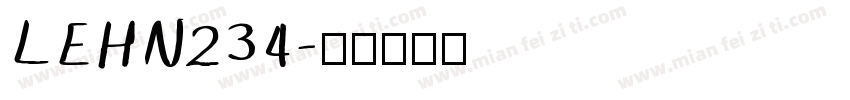 LEHN234字体转换