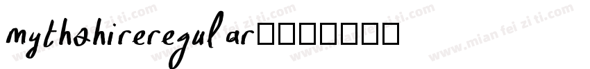mythshireregular:字体转换