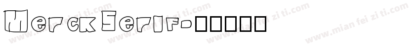 MerckSerif字体转换