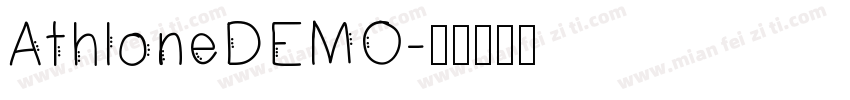 AthloneDEMO字体转换