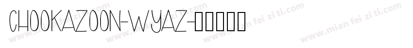 ChookaZoon-wyAz字体转换