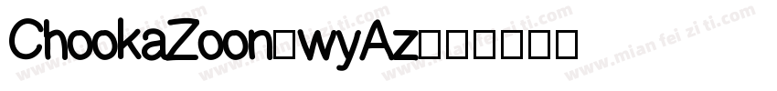 ChookaZoon-wyAz字体转换