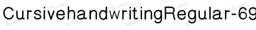 CursivehandwritingRegular-69aA字体转换